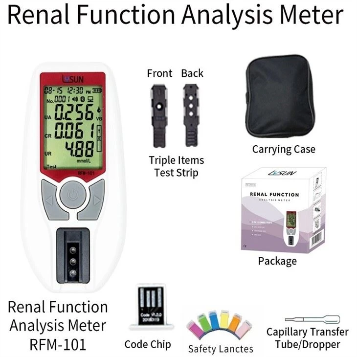 CE Approved Renal Function Analysis Digital Meter And Strips