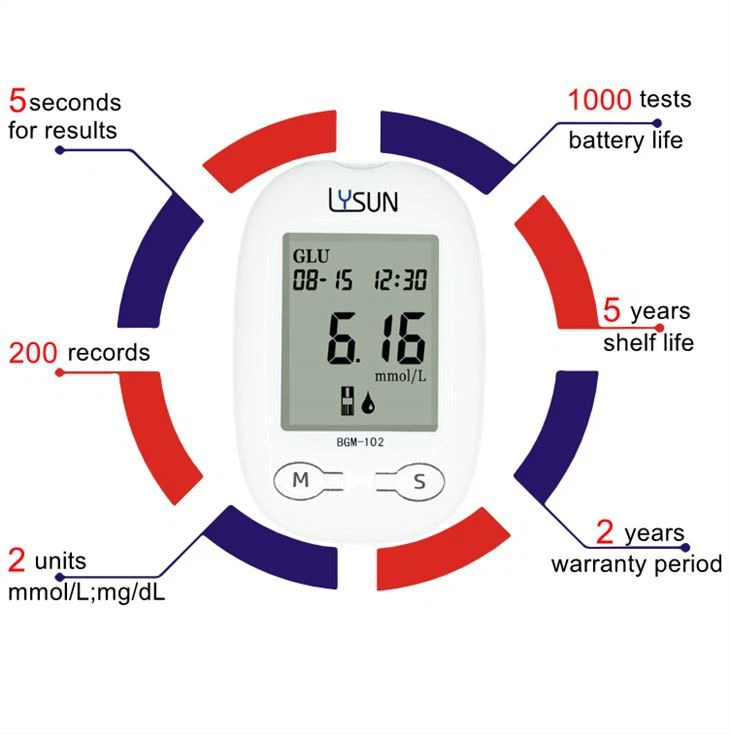 Easy Use Digital Economic Ddiabetes Meter /Blood Glucose Meter