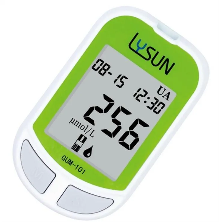 Home Use Multifunction Monitoring System Glucose Uric Acid Analyzer