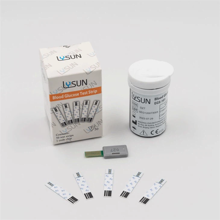LYSUN EGS-101 Blood Sugar Test Strips For Intelligent Glucose Analysis Instrument