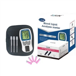 4 in 1 Annalysis Lipid Cholesterol Test Cholesterol Triglycerides Meter Blood Glucose Meter