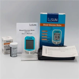 Lysun Diabetes Digital Glucometro Blood Sugar Monitor Kit Blood Glucose Testing Machine