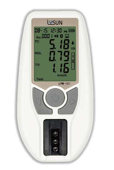 Multifunctional 3 in 1 Portable Digital Total Uric Acid And Cholesterol Blood Lipid Profile Test Function Analyzer Meter